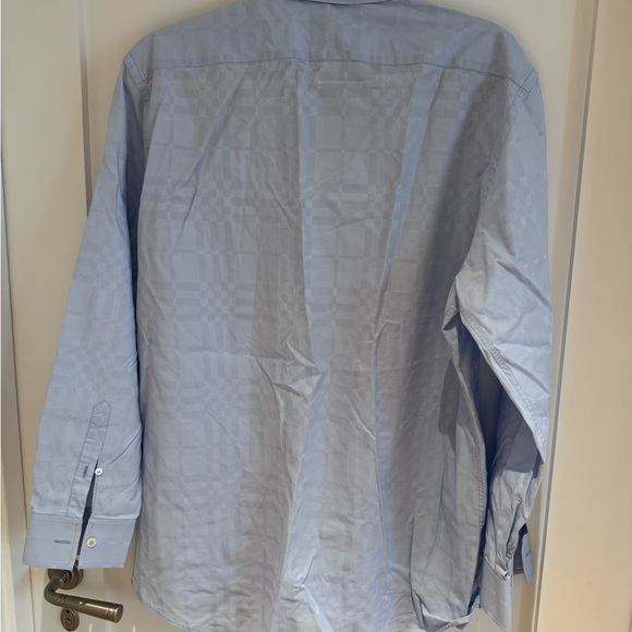 Burberry Light Blue Men's Dress Shirt - Picture 2 of 4
